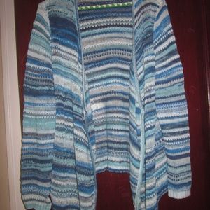 jjill open weave sweater